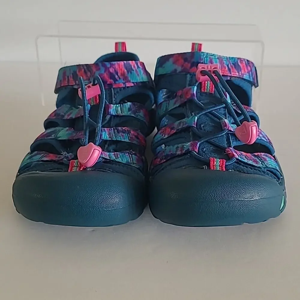 Keen Women's Newport H2 SZ 5 Outdoor Hiking Sandal Blue Pink Multicolor
